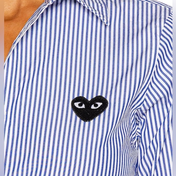 NWT CDG Play Striped Shirt - Picture 3 of 10